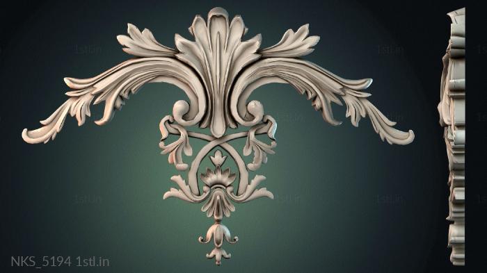 Symmetrycal onlays (NKS_5194) 3D model for CNC machine