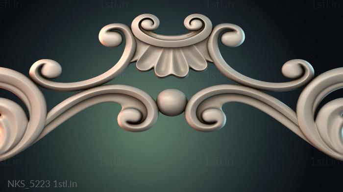 Symmetrycal onlays (NKS_5223) 3D model for CNC machine