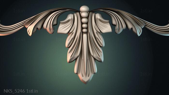Symmetrycal onlays (NKS_5246) 3D model for CNC machine