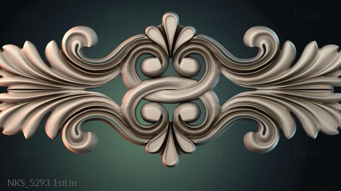 Symmetrycal onlays (NKS_5293) 3D model for CNC machine