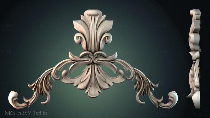 Symmetrycal onlays (NKS_5369) 3D model for CNC machine