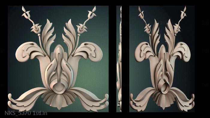 Symmetrycal onlays (NKS_5370) 3D model for CNC machine