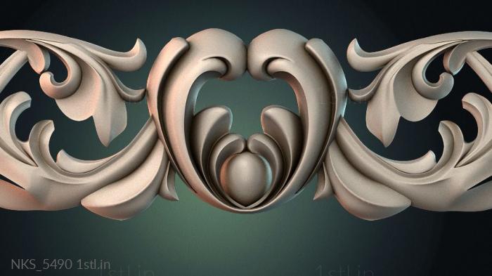 सममितीय ओनले (NKS_5490) सीएनसी मशीन के लिए 3D मॉडल