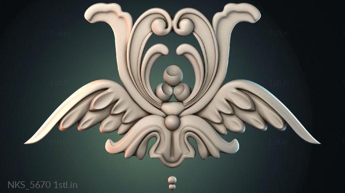 सममितीय ओनले (NKS_5670) सीएनसी मशीन के लिए 3D मॉडल