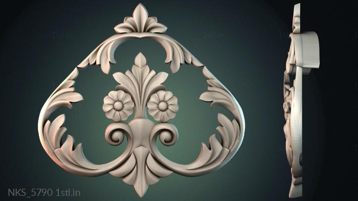 सममितीय ओनले (NKS_5790) सीएनसी मशीन के लिए 3D मॉडल