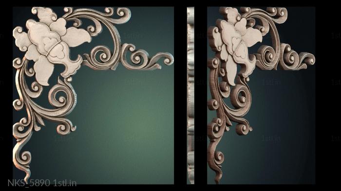 Symmetrycal onlays (NKS_5890) 3D model for CNC machine