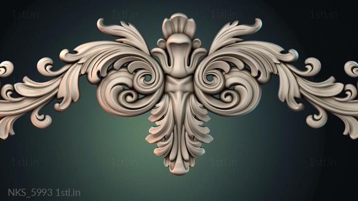 Symmetrycal onlays (NKS_5993) 3D model for CNC machine