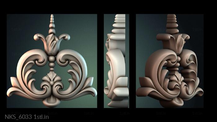 Symmetrycal onlays (NKS_6033) 3D model for CNC machine