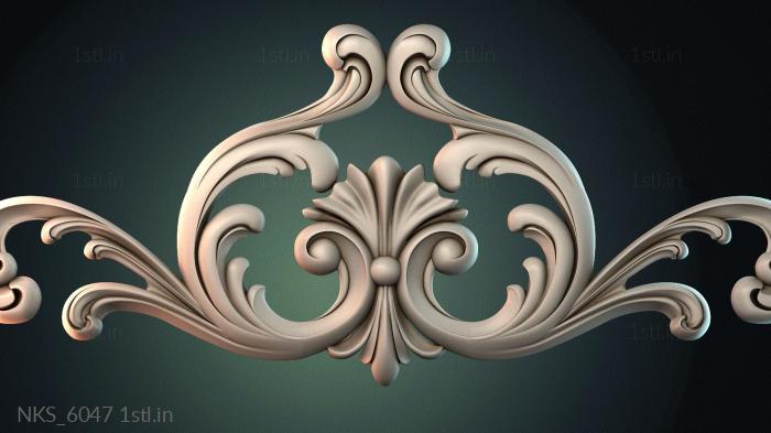 Symmetrycal onlays (NKS_6047) 3D model for CNC machine