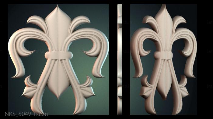 Symmetrycal onlays (NKS_6049) 3D model for CNC machine