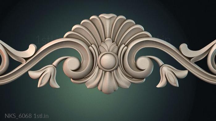 Symmetrycal onlays (NKS_6068) 3D model for CNC machine