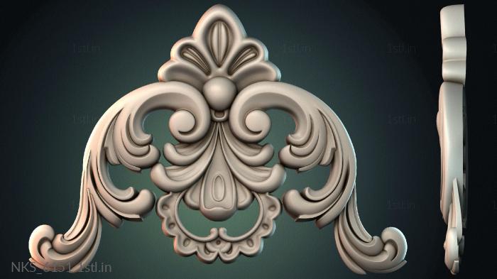 सममितीय ओनले (NKS_6151) सीएनसी मशीन के लिए 3D मॉडल