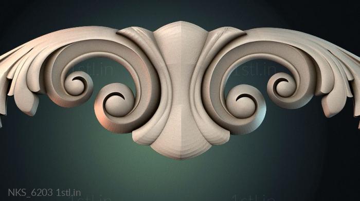 सममितीय ओनले (NKS_6203) सीएनसी मशीन के लिए 3D मॉडल