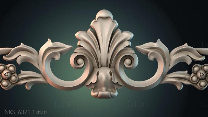 Symmetrycal onlays (NKS_6371) 3D model for CNC machine
