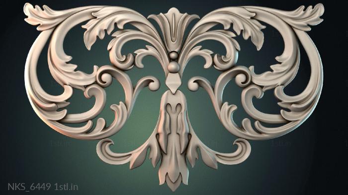 Symmetrycal onlays (NKS_6449) 3D model for CNC machine
