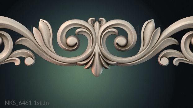 Symmetrycal onlays (NKS_6461) 3D model for CNC machine