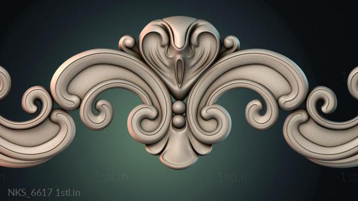 Symmetrycal onlays (NKS_6617) 3D model for CNC machine