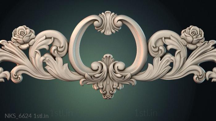 Symmetrycal onlays (NKS_6624) 3D model for CNC machine