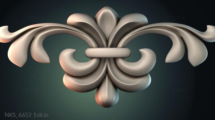 Symmetrycal onlays (NKS_6652) 3D model for CNC machine