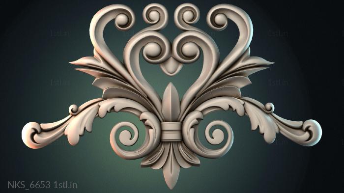 Symmetrycal onlays (NKS_6653) 3D model for CNC machine