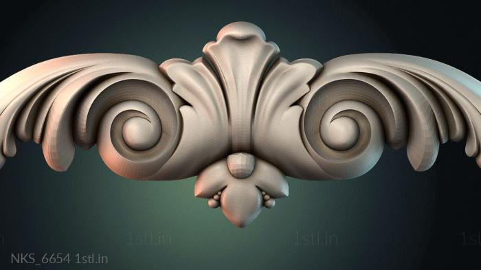 Symmetrycal onlays (NKS_6654) 3D model for CNC machine