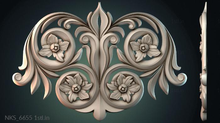 Symmetrycal onlays (NKS_6655) 3D model for CNC machine
