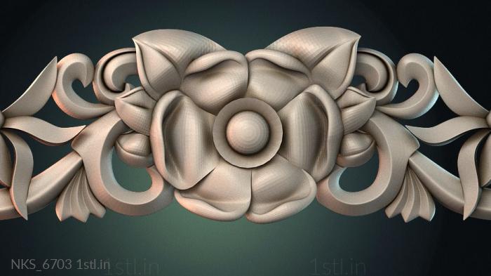 Symmetrycal onlays (NKS_6703) 3D model for CNC machine