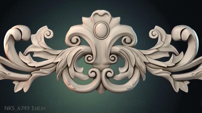 Symmetrycal onlays (NKS_6749) 3D model for CNC machine