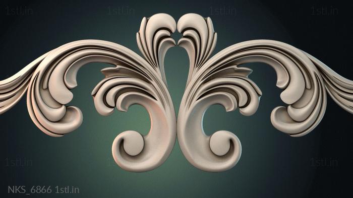 Symmetrycal onlays (NKS_6866) 3D model for CNC machine