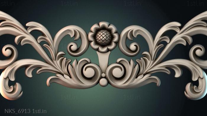 Symmetrycal onlays (NKS_6913) 3D model for CNC machine