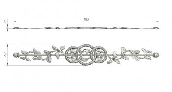 सजावट (NK_0791) सीएनसी मशीन के लिए 3D मॉडल