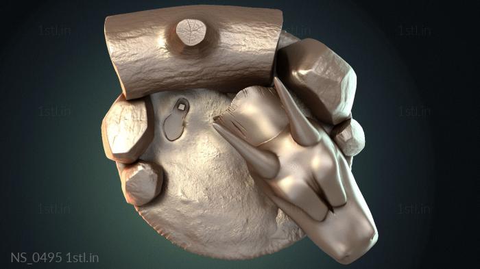 अलग (NS_0495) सीएनसी मशीन के लिए 3D मॉडल