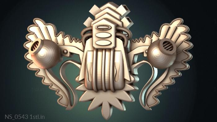 अलग (NS_0543) सीएनसी मशीन के लिए 3D मॉडल