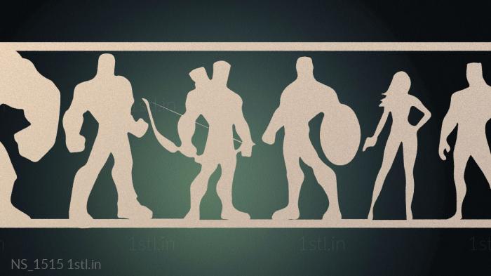 अलग (NS_1515) सीएनसी मशीन के लिए 3D मॉडल