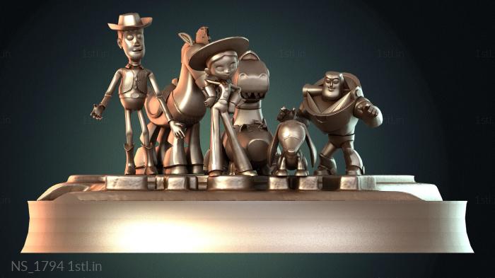 अलग (NS_1794) सीएनसी मशीन के लिए 3D मॉडल