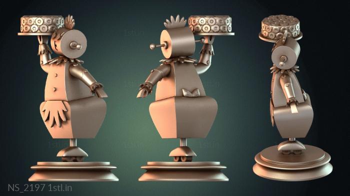 Different (NS_2197) 3D model for CNC machine