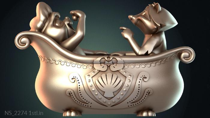 अलग (NS_2274) सीएनसी मशीन के लिए 3D मॉडल