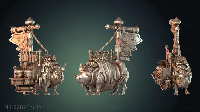 Different (NS_2287) 3D model for CNC machine