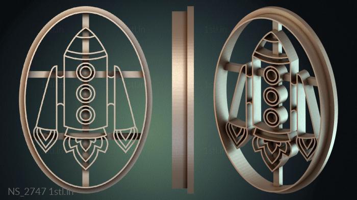 अलग (NS_2747) सीएनसी मशीन के लिए 3D मॉडल