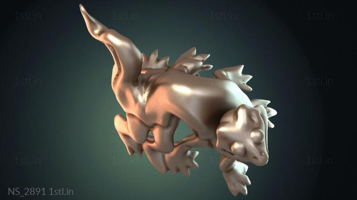 Different (NS_2891) 3D model for CNC machine