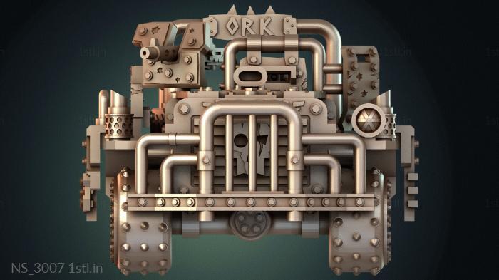 Different (NS_3007) 3D model for CNC machine