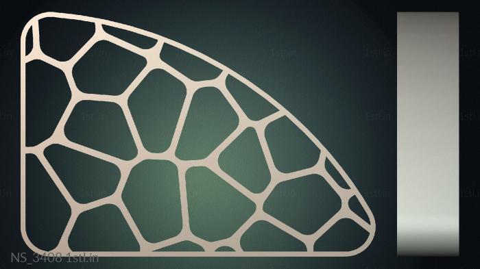 अलग (NS_3408) सीएनसी मशीन के लिए 3D मॉडल