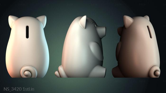 अलग (NS_3420) सीएनसी मशीन के लिए 3D मॉडल