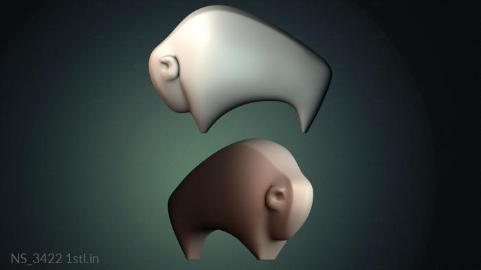 Different (NS_3422) 3D model for CNC machine