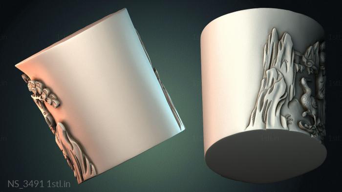 अलग (NS_3491) सीएनसी मशीन के लिए 3D मॉडल