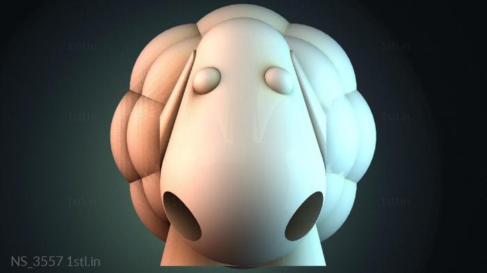 Different (NS_3557) 3D model for CNC machine