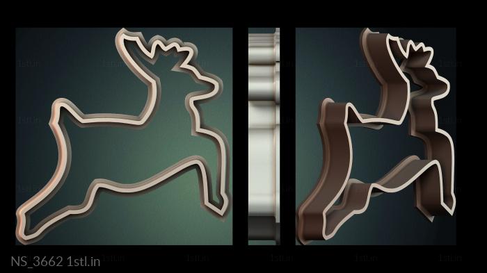 Different (NS_3662) 3D model for CNC machine