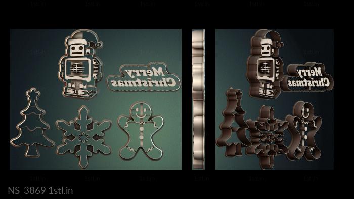 अलग (NS_3869) सीएनसी मशीन के लिए 3D मॉडल