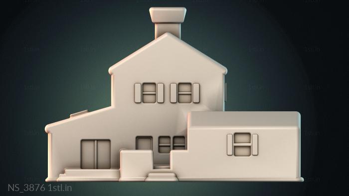 अलग (NS_3876) सीएनसी मशीन के लिए 3D मॉडल