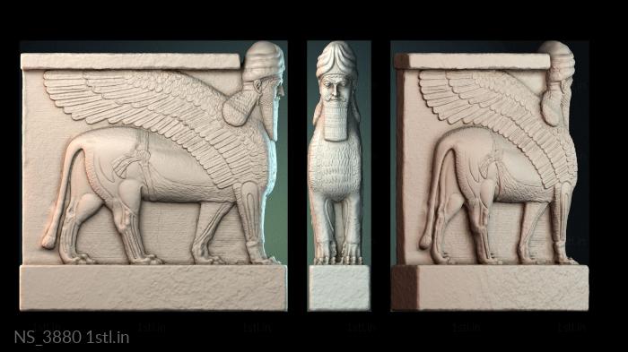 अलग (NS_3880) सीएनसी मशीन के लिए 3D मॉडल